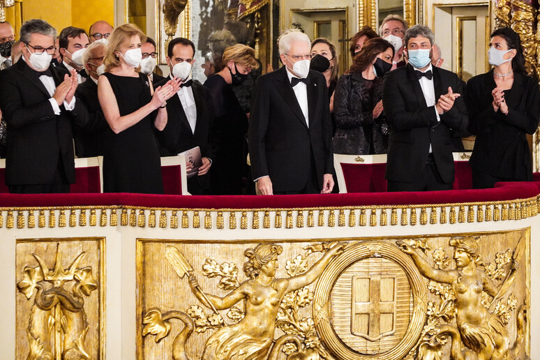 Opening of the Opera season of the San Carlo Theater in Naples - RIPRODUZIONE RISERVATA