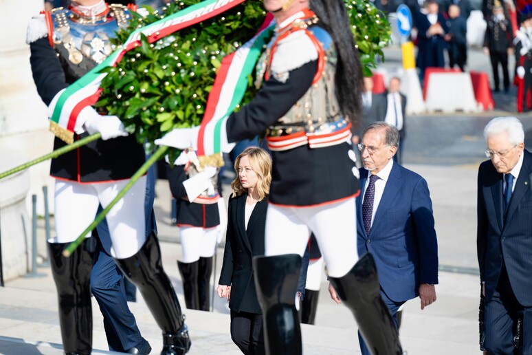 Le celebrazioni del 25 aprile dello scorso anno - RIPRODUZIONE RISERVATA