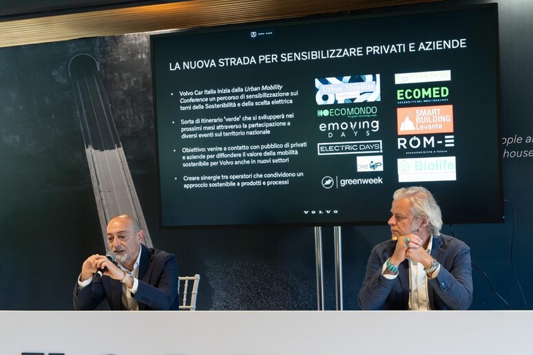 La sostenibilità secondo Volvo agli Electric Days 2024 © ANSA/Web