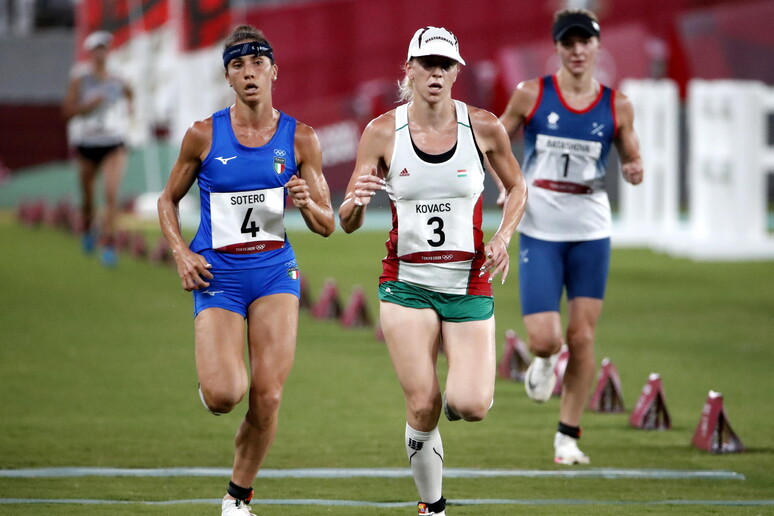 Pentathlon Modern Pentathlon event at the Tokyo 2020 Olympic Games at the Tokyo Stadium  Tokyo - RIPRODUZIONE RISERVATA