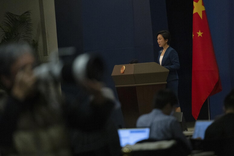 Chinese Foreign Ministry spokesperson Mao Ning press conference - RIPRODUZIONE RISERVATA