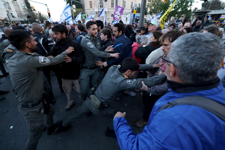 Manifestazione a in Israele © ANSA/EPA